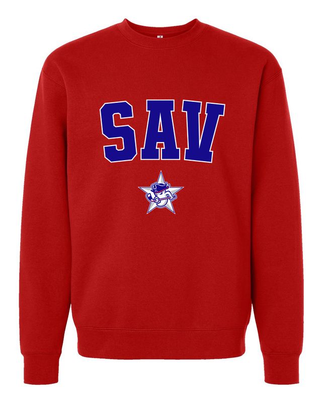 Ghost Pirates Olympic Red Crewneck