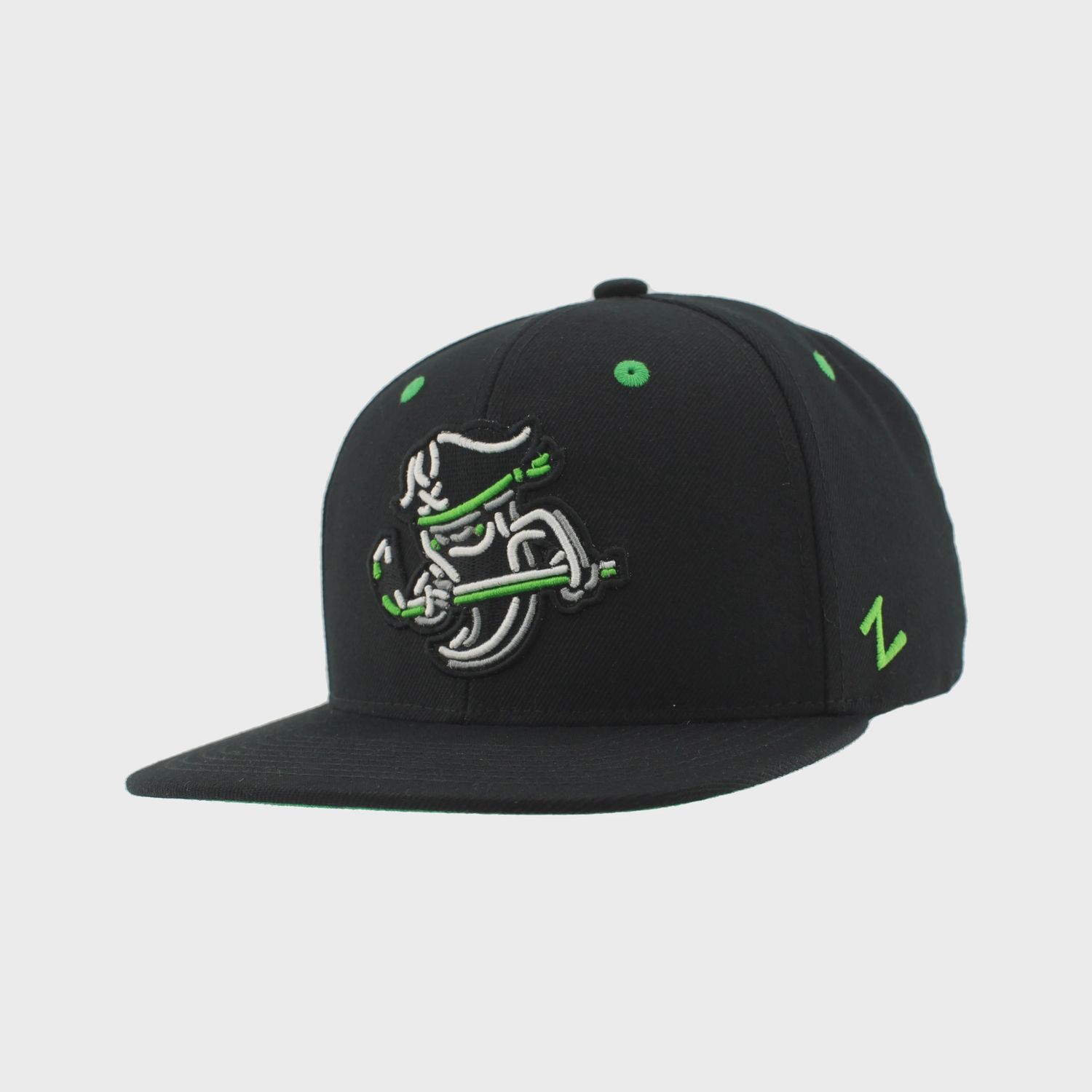Savannah Ghost Pirates Z11 Black Openlate Hat