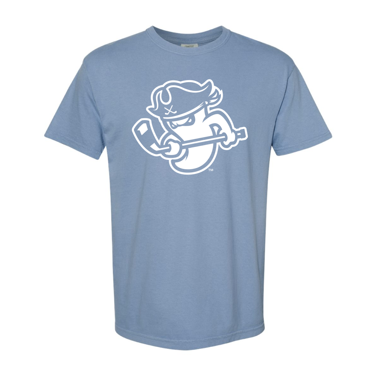 Ghost Pirates Denim Comfort Colors Heavyweight Tee