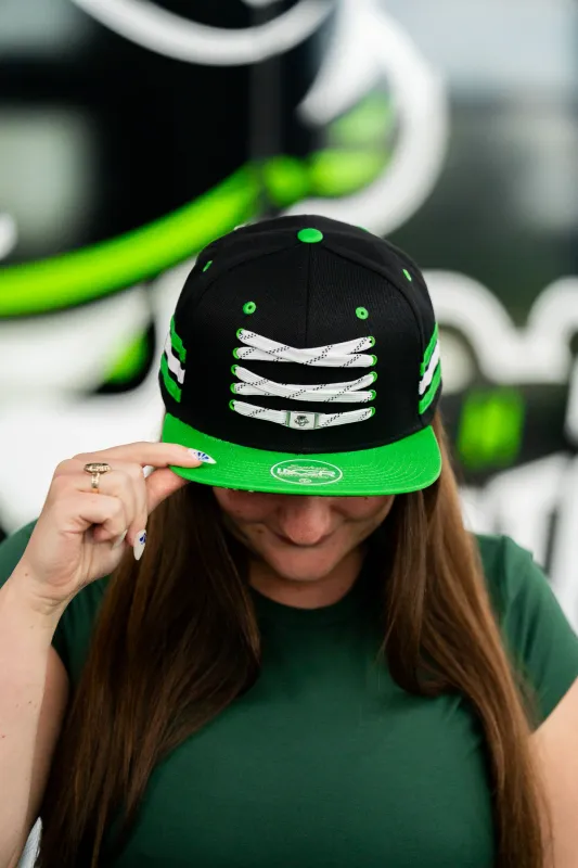 Savannah Ghost Pirates ZClassic Black/Nuc Green Lacer Locker Room Hat