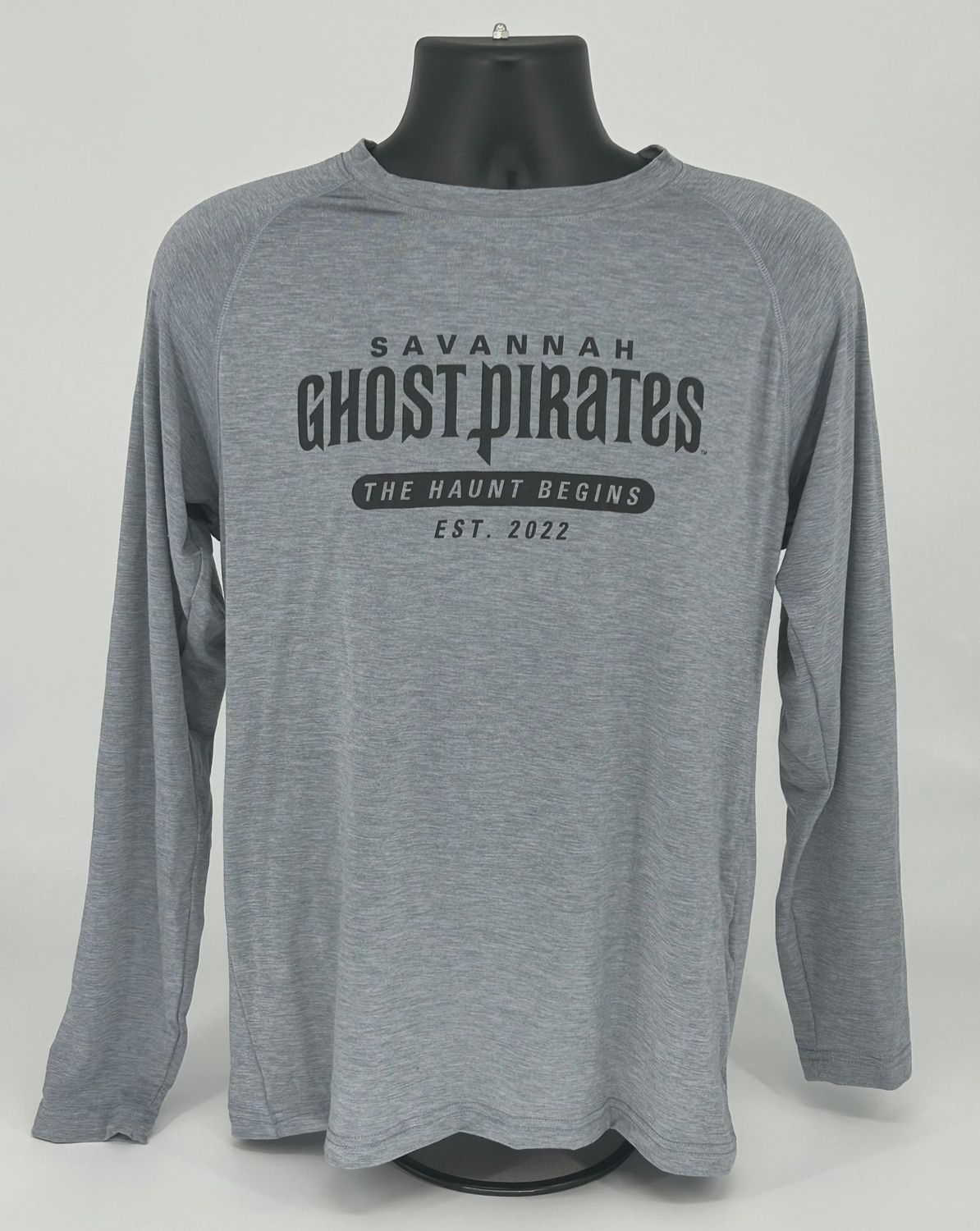 Ghost Pirates Grey "The Haunt Begins" Long Sleeve T-Shirt