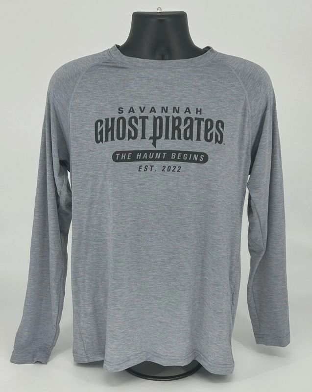 Ghost Pirates Grey "The Haunt Begins" Long Sleeve T-Shirt