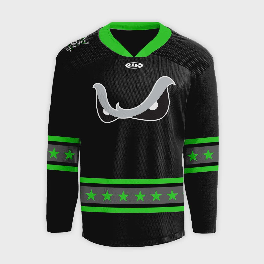 Ghost Pirates Athletic Knit Youth Ghost Eyes All Star Jersey
