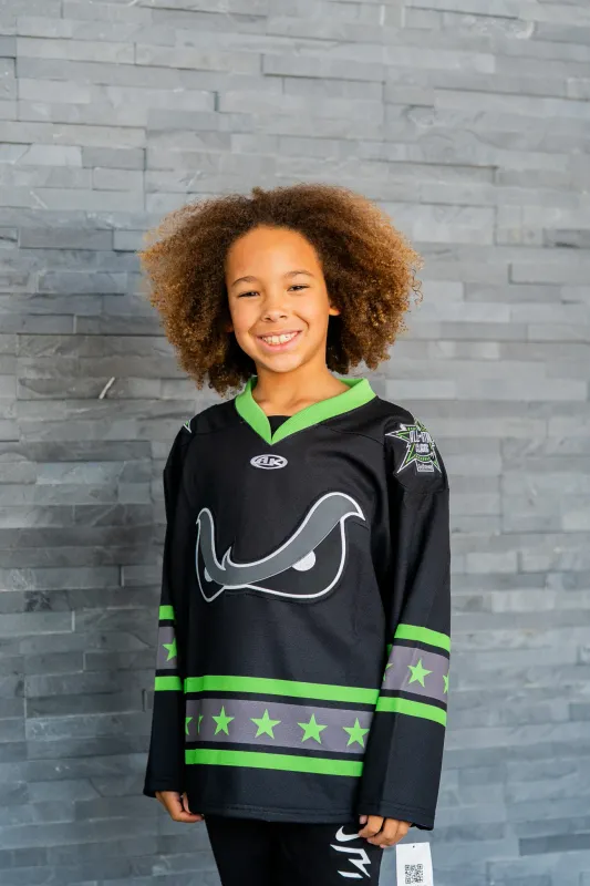 Ghost Pirates Athletic Knit Youth Ghost Eyes All Star Jersey