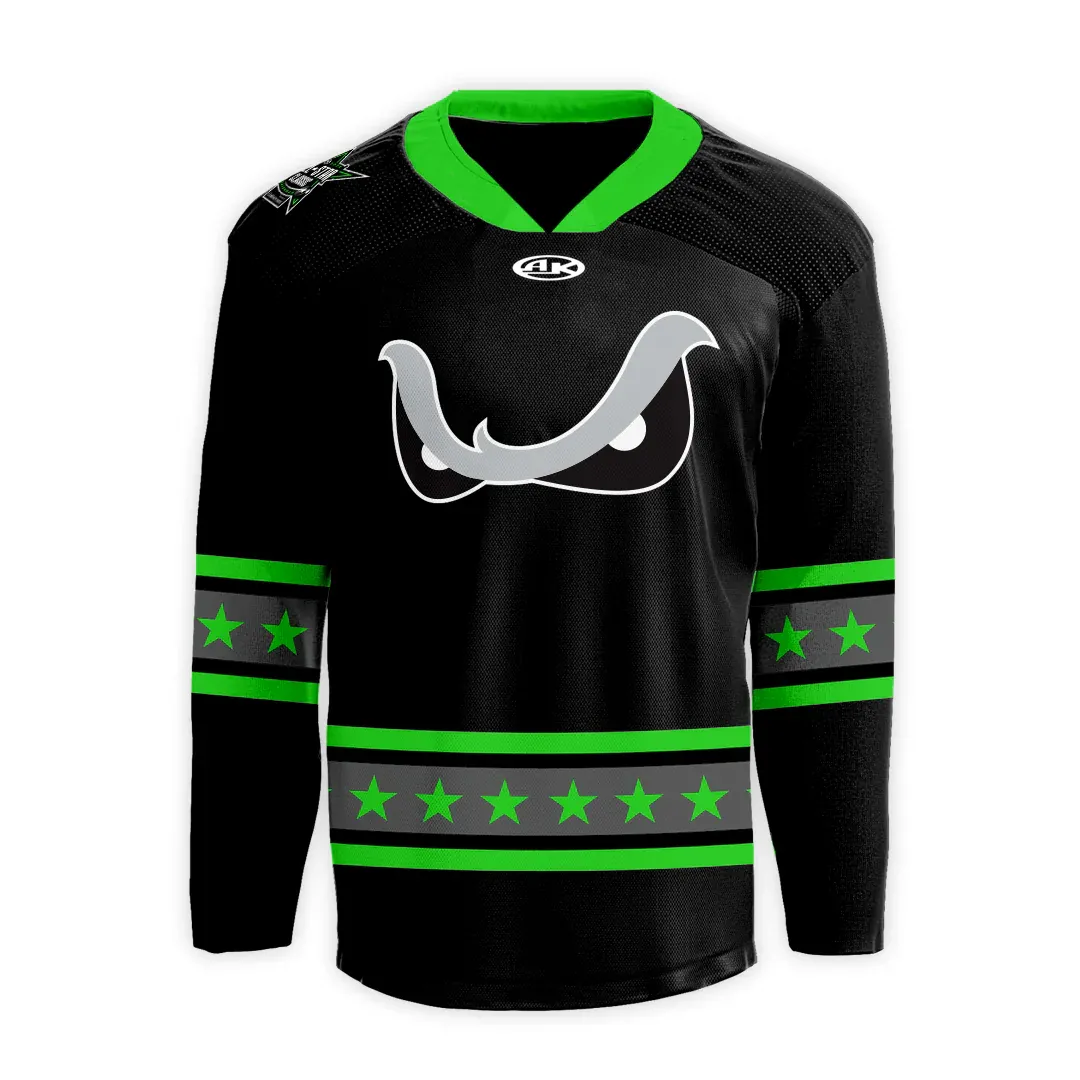Ghost Pirates Athletic Knit Youth Ghost Eyes All Star Jersey