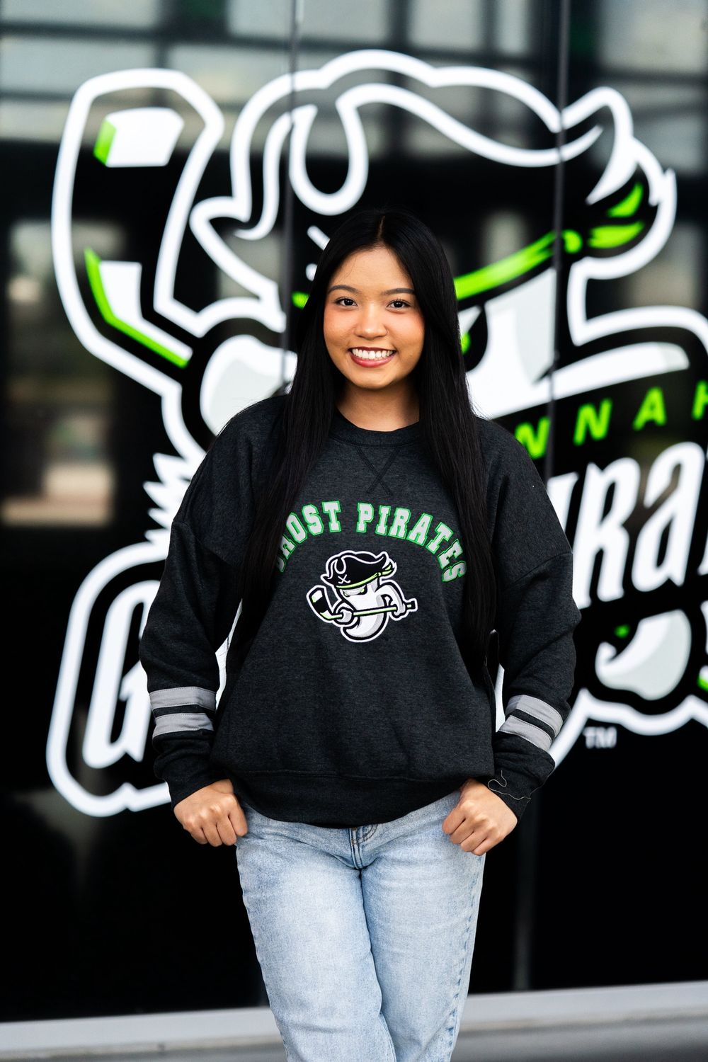 Savannah Ghost Pirates Splashy Crewneck Fleece
