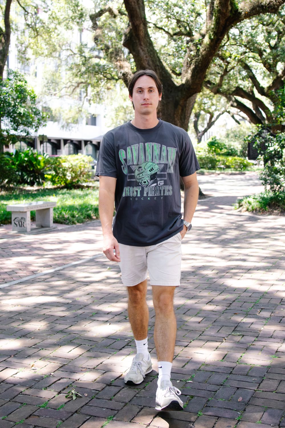 Savannah Ghost Pirates Silent Whisper Soft Black Tee