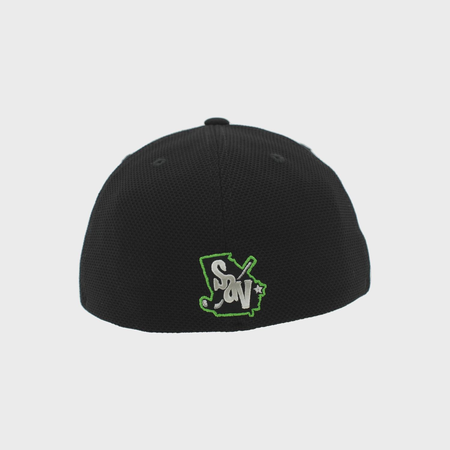 Savannah Ghost Pirates Smash Black Silvery Sub 3D Emb Hat