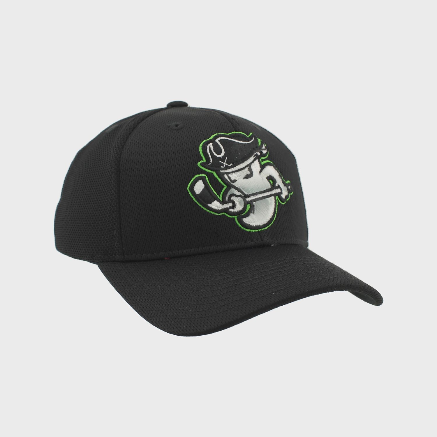 Savannah Ghost Pirates Smash Black Silvery Sub 3D Emb Hat