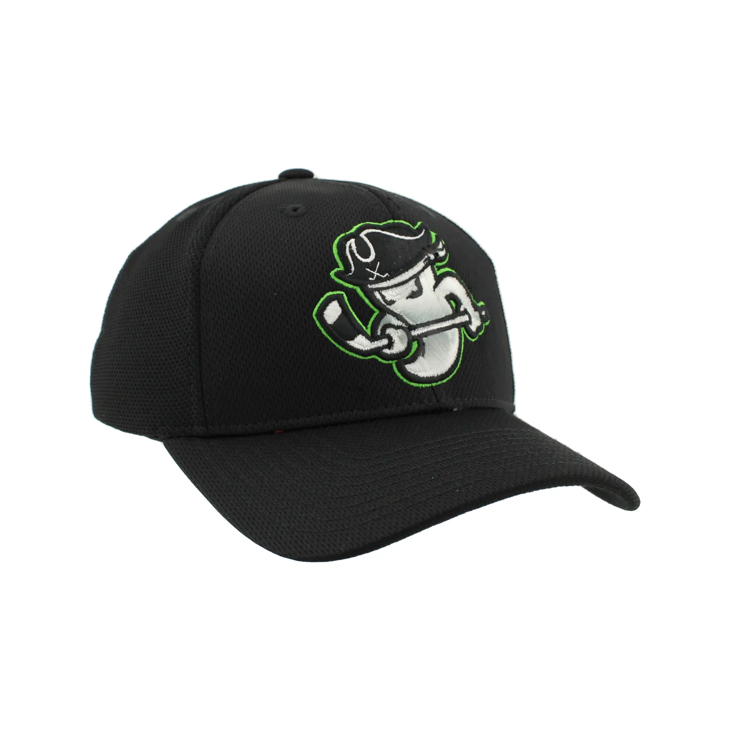 Savannah Ghost Pirates Smash Black Silvery Sub 3D Emb Hat