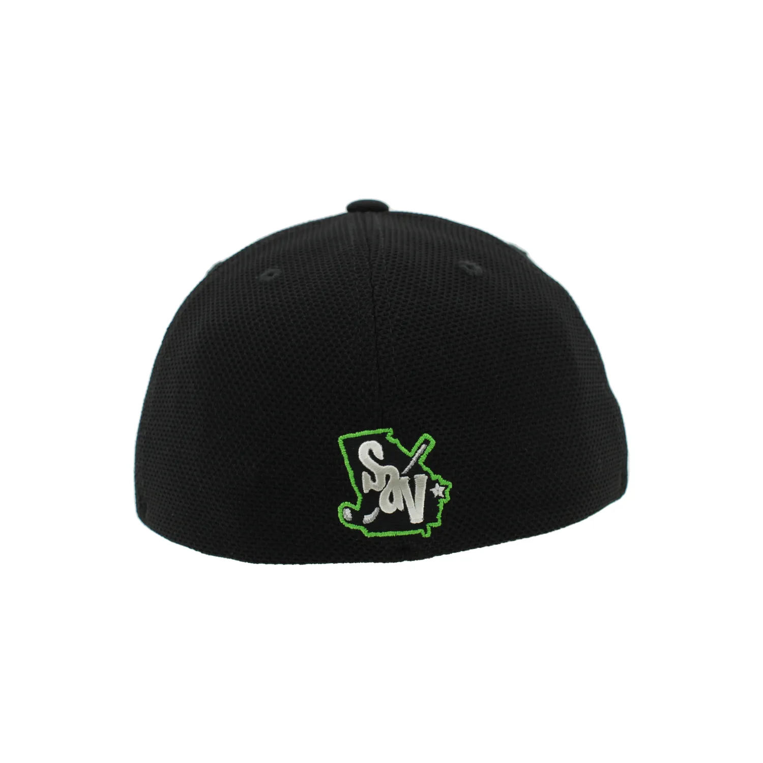 Savannah Ghost Pirates Smash Black Silvery Sub 3D Emb Hat