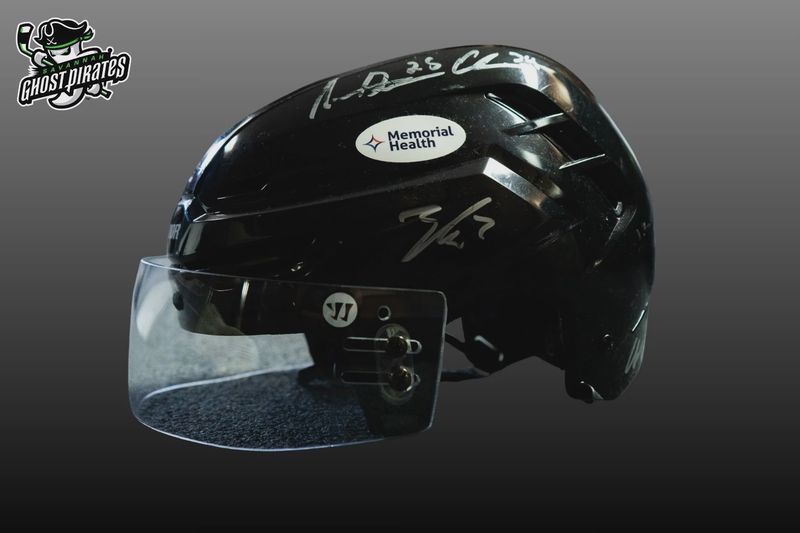 TEAM SIGNED GHOST PIRATES HELMET