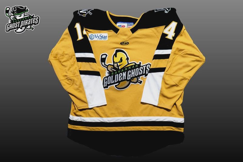 #14 Authentic Golden Ghost Jersey (Size 56)