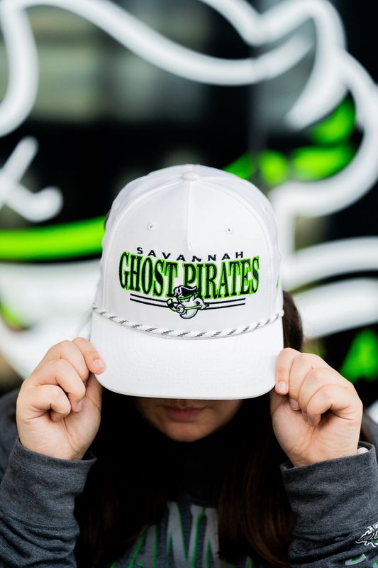Savannah Ghost Pirates Birdie White Regalia Hat