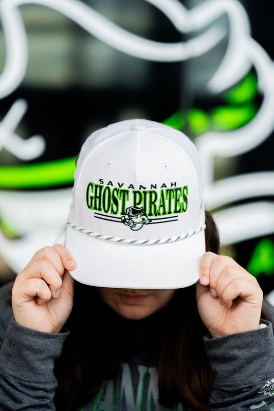 Savannah Ghost Pirates Birdie White Regalia Hat