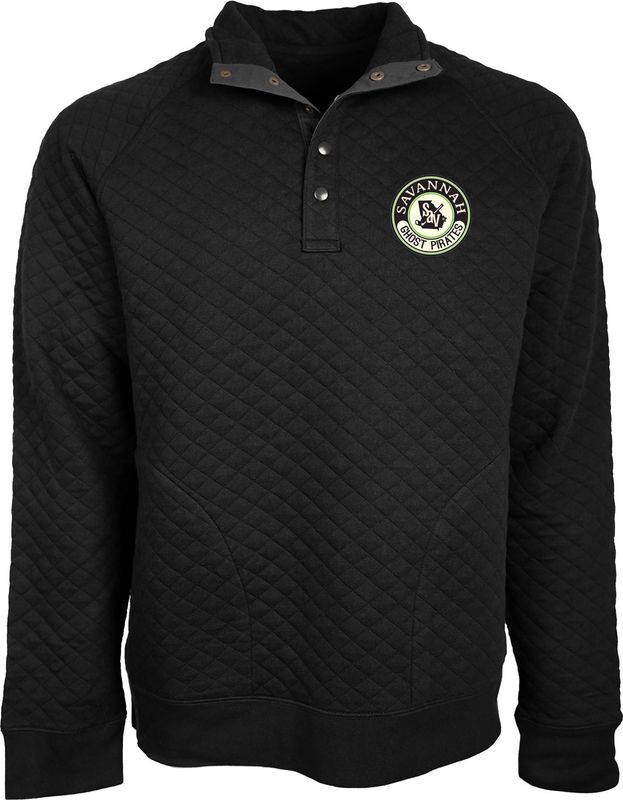 Savannah Ghost Pirates Black Morality Button Up Pullover