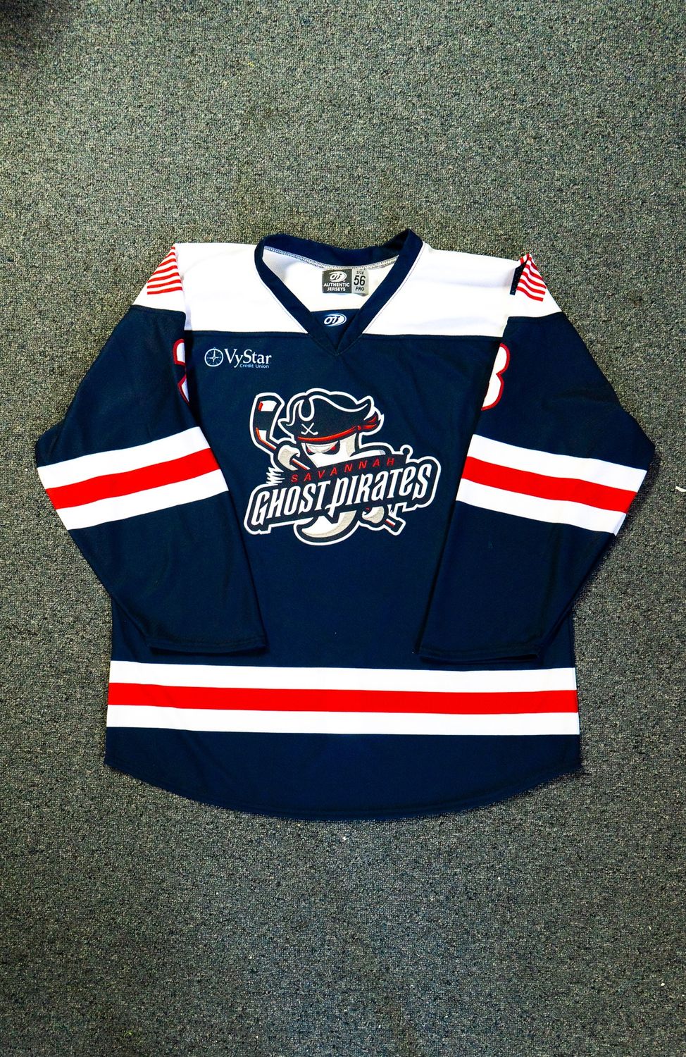 #3 RIEDELL Signed Player Issued MilitaryJersey (Size 56)