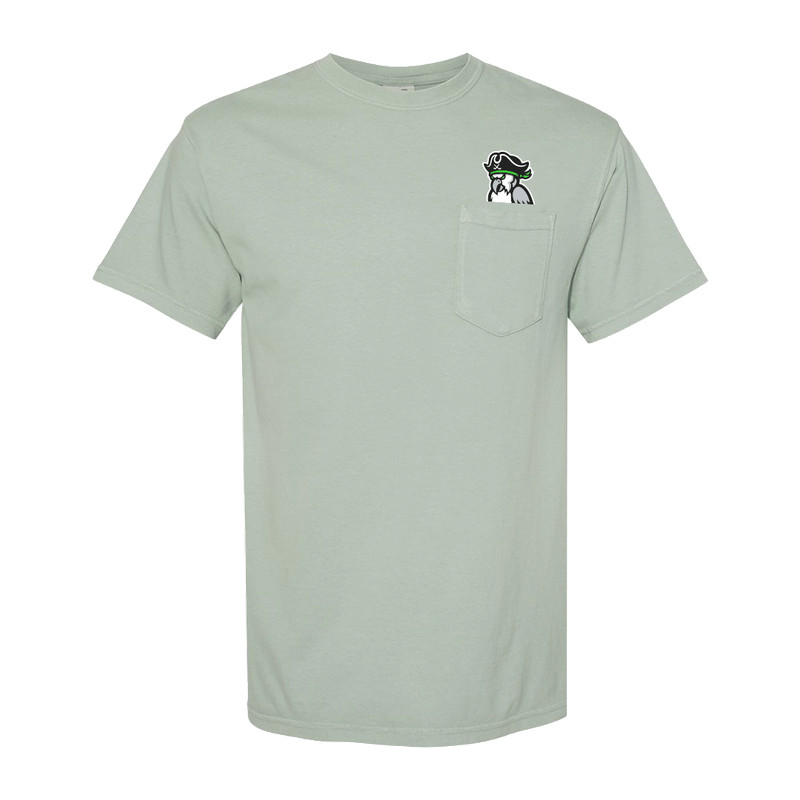 Ghost Parrot Bay Parrot Pocket T-Shirt