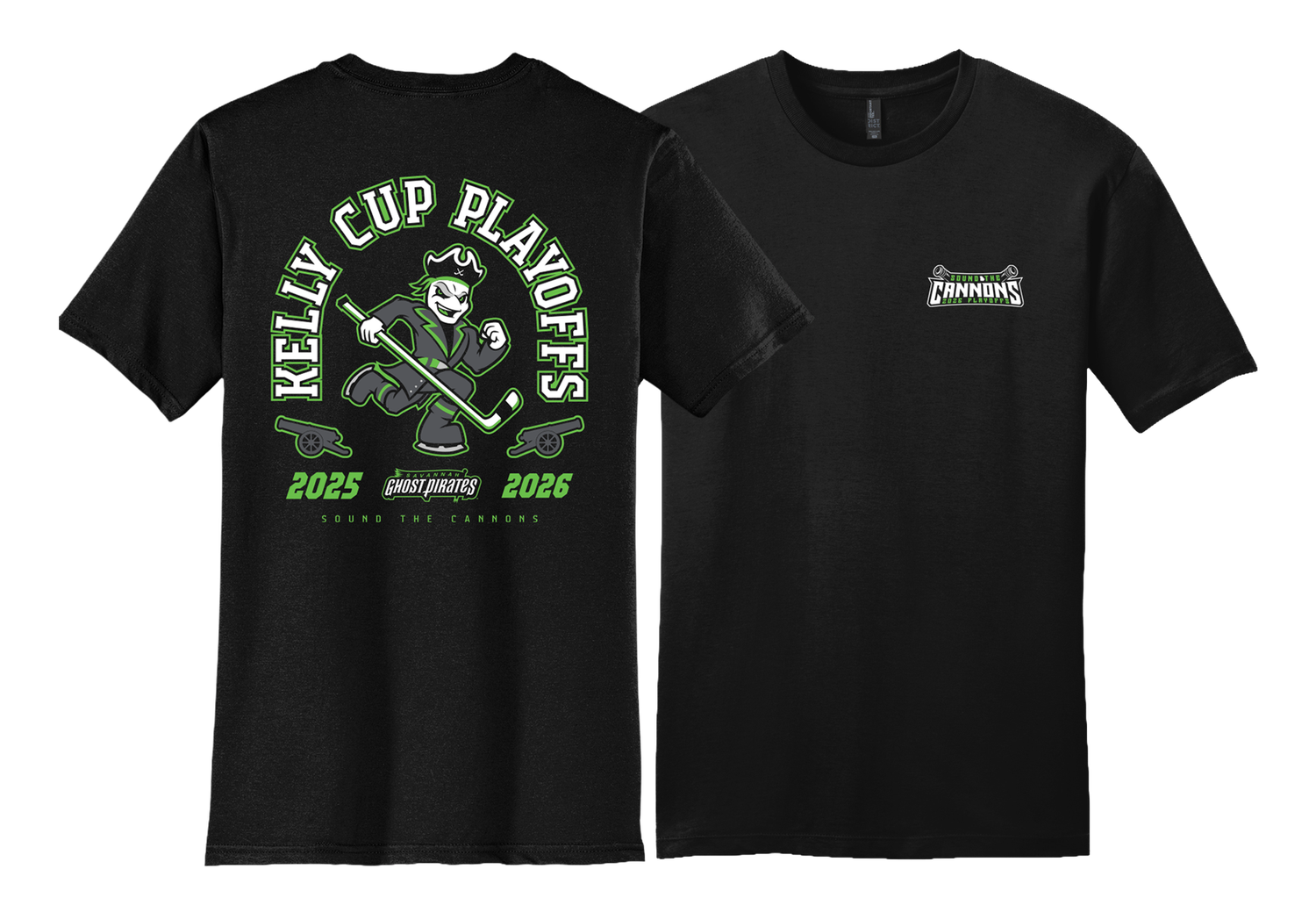 Ghost Pirates 25-26 Sound the Cannons Playoff Tee
