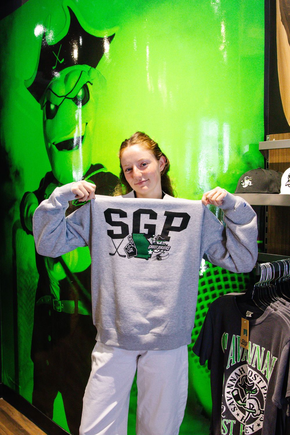 Ghost Pirates SGP Heathered Mockneck