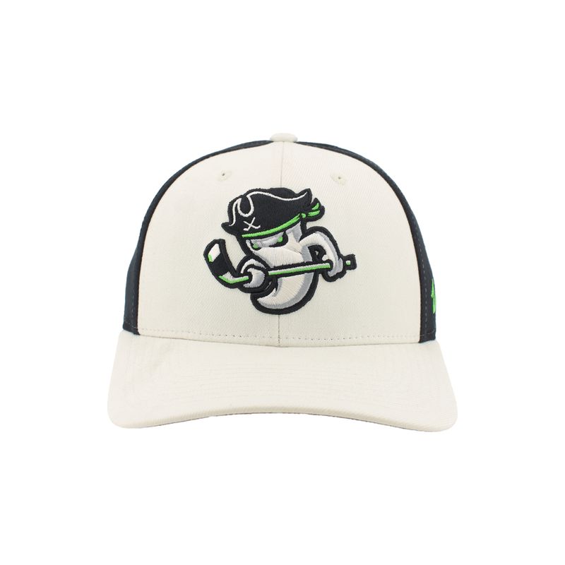 Savannah Ghost Pirates ZH Official 3D Ivory/Black Hat
