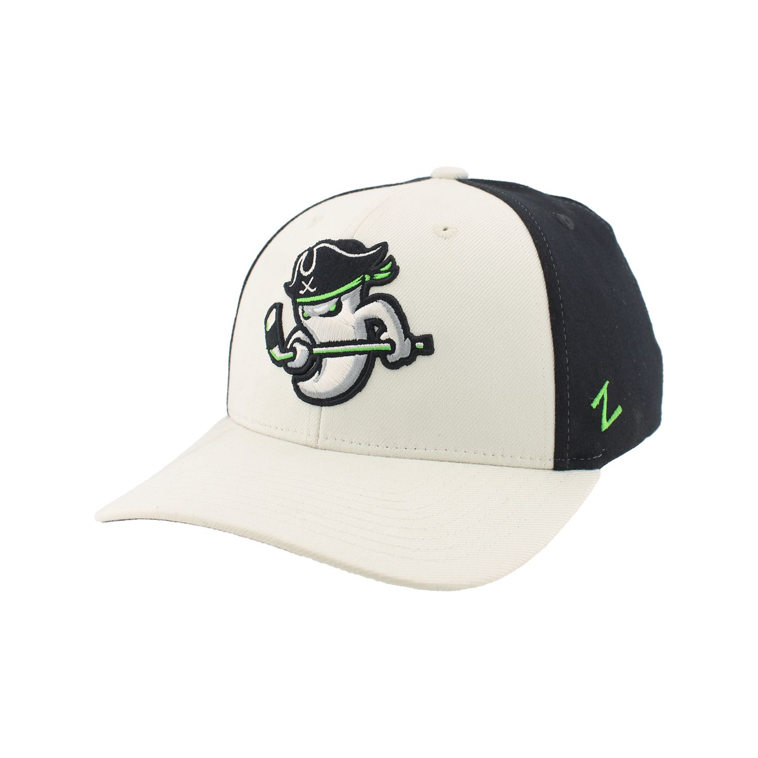 Savannah Ghost Pirates ZH Official 3D Ivory/Black Hat