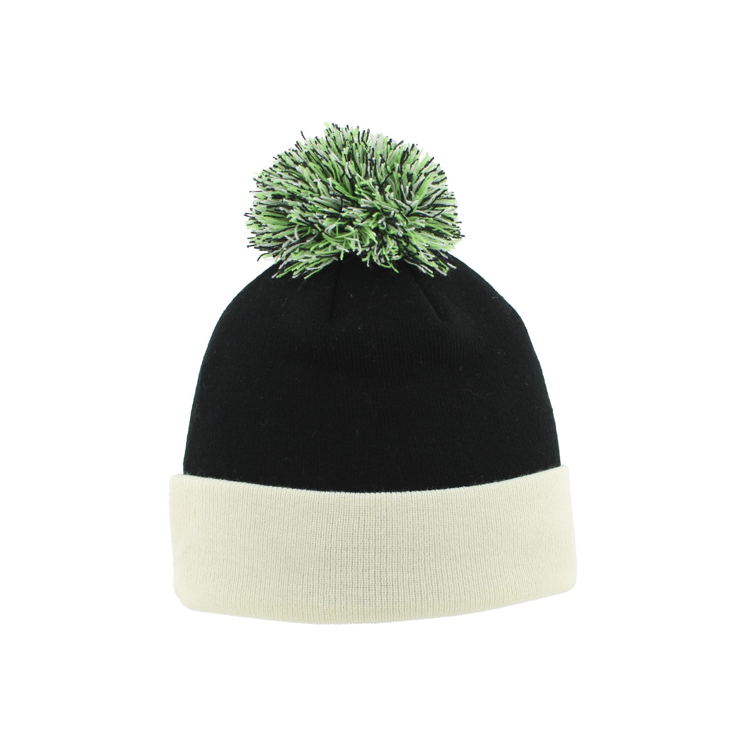 Ghost Pirates White/Black Pom