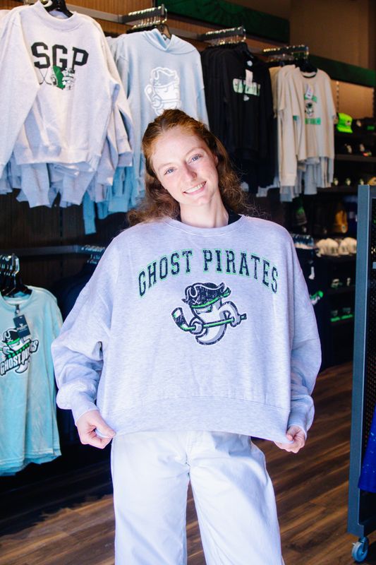 Ghost Pirates Gameday Fleece Grey Crew