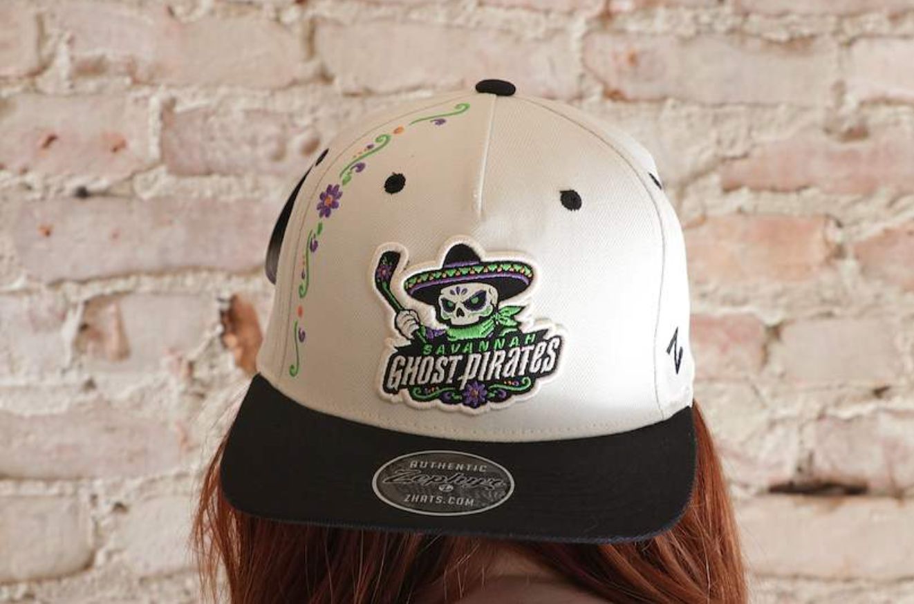 Ghost Pirates Dia De Los Muertos Hat