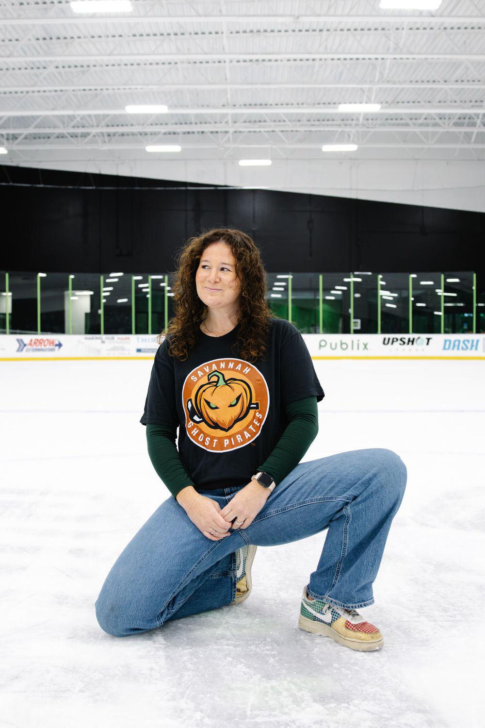 Ghost Pirates Comfort Colors Black Pumpkin Tee