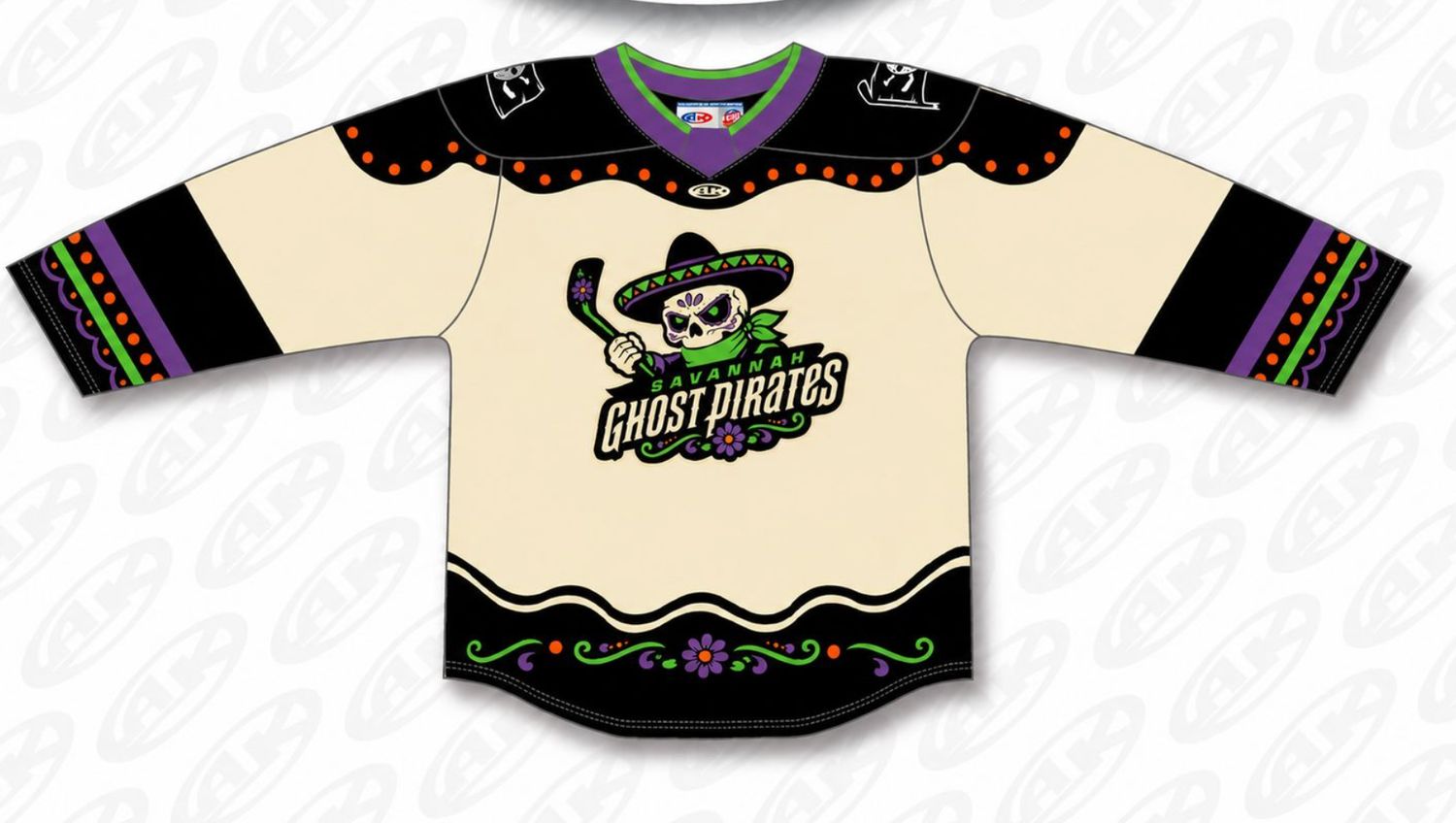 Ghost Pirates Día de los Muertos Replica Jersey
