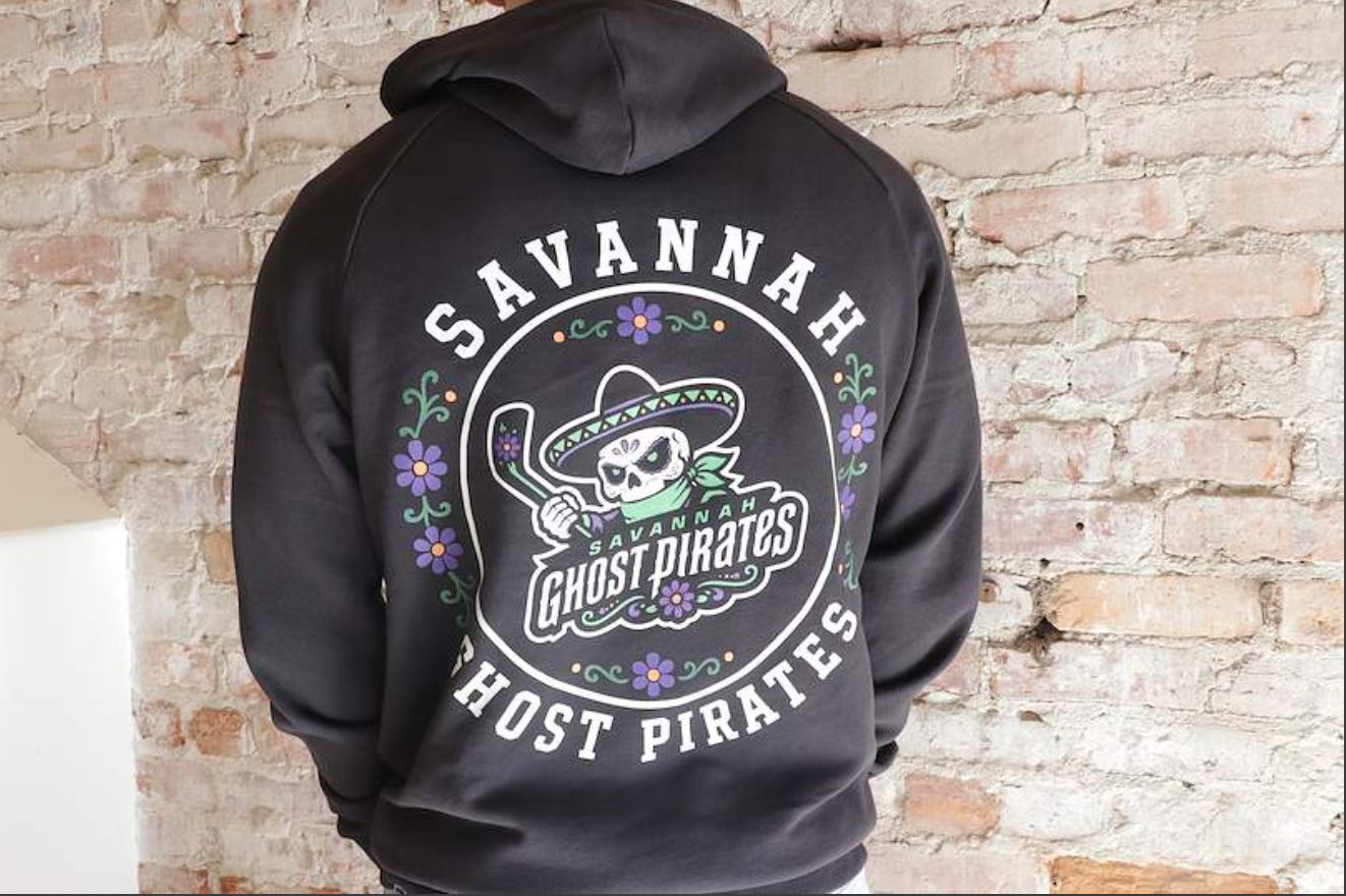 Ghost Pirates Cloud Fleece Dia de los Muertos Hoodie