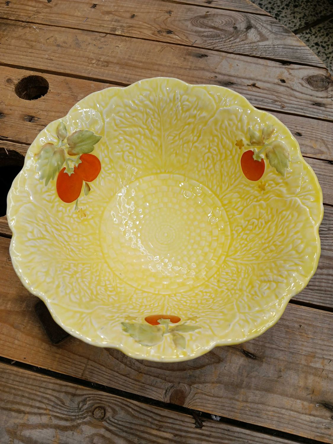 Yellow Bowl Crown Lynn