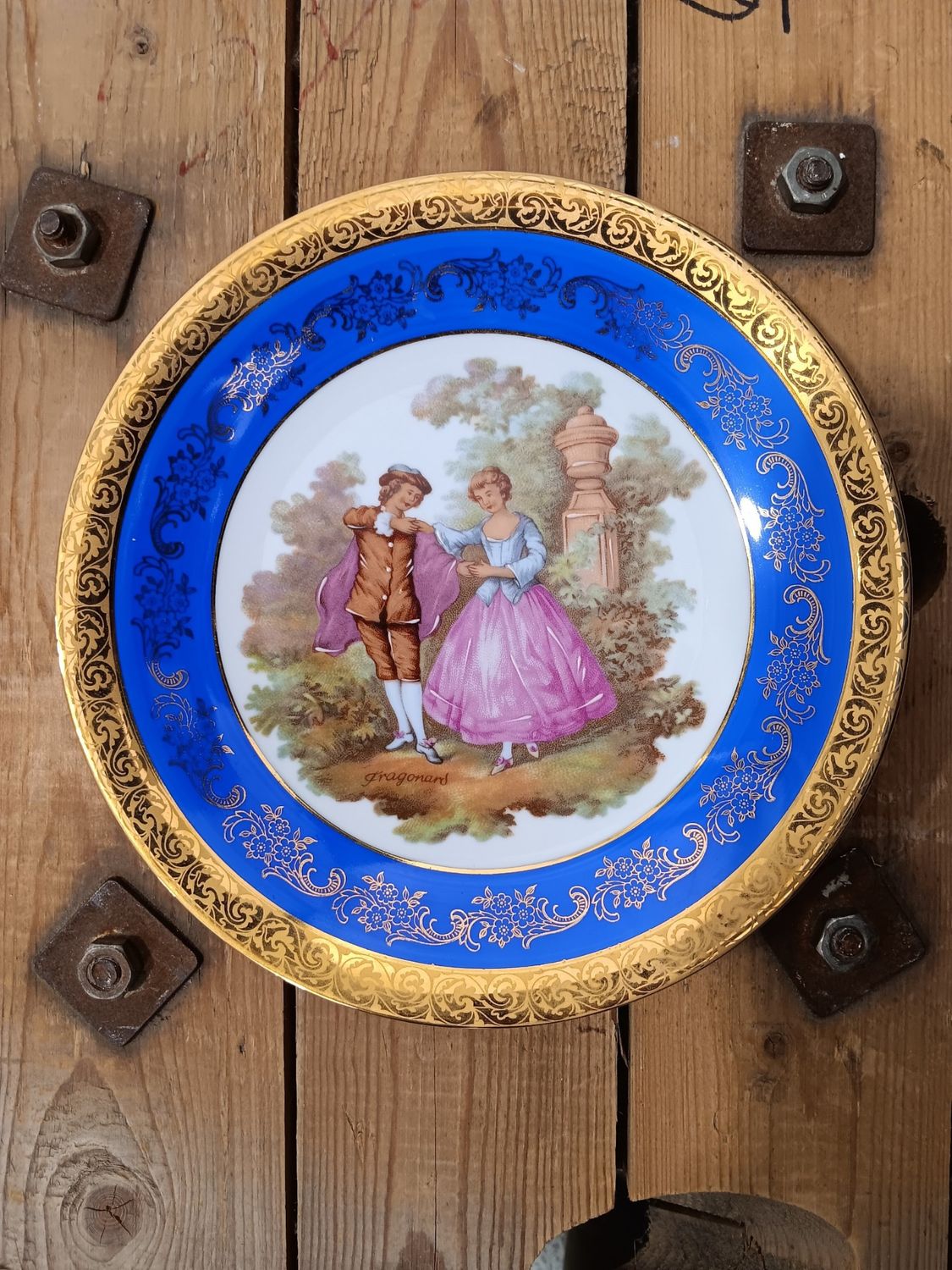 Limoges Fragonard Plate