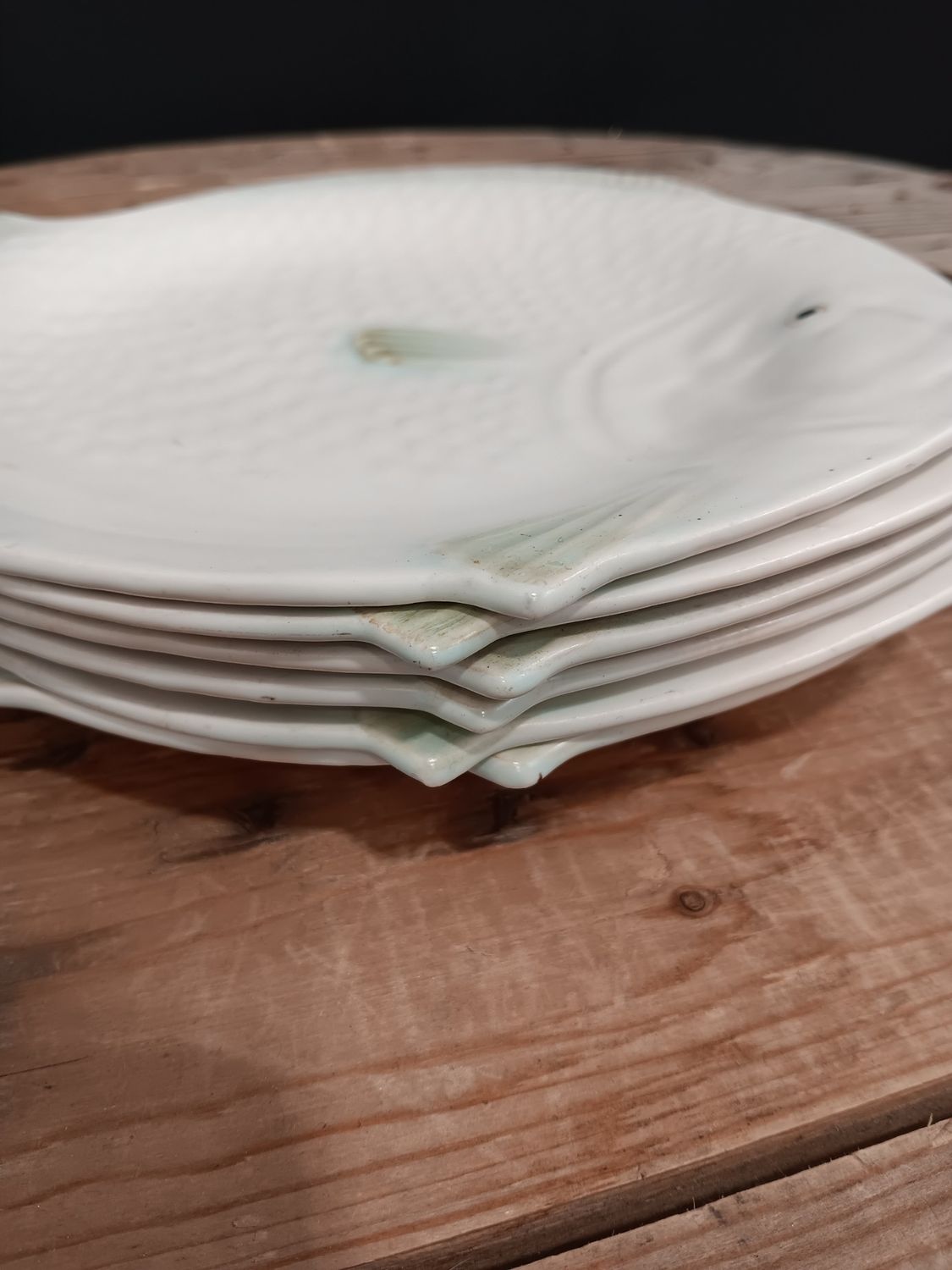 Shorter &amp; Son Fish plates x 6