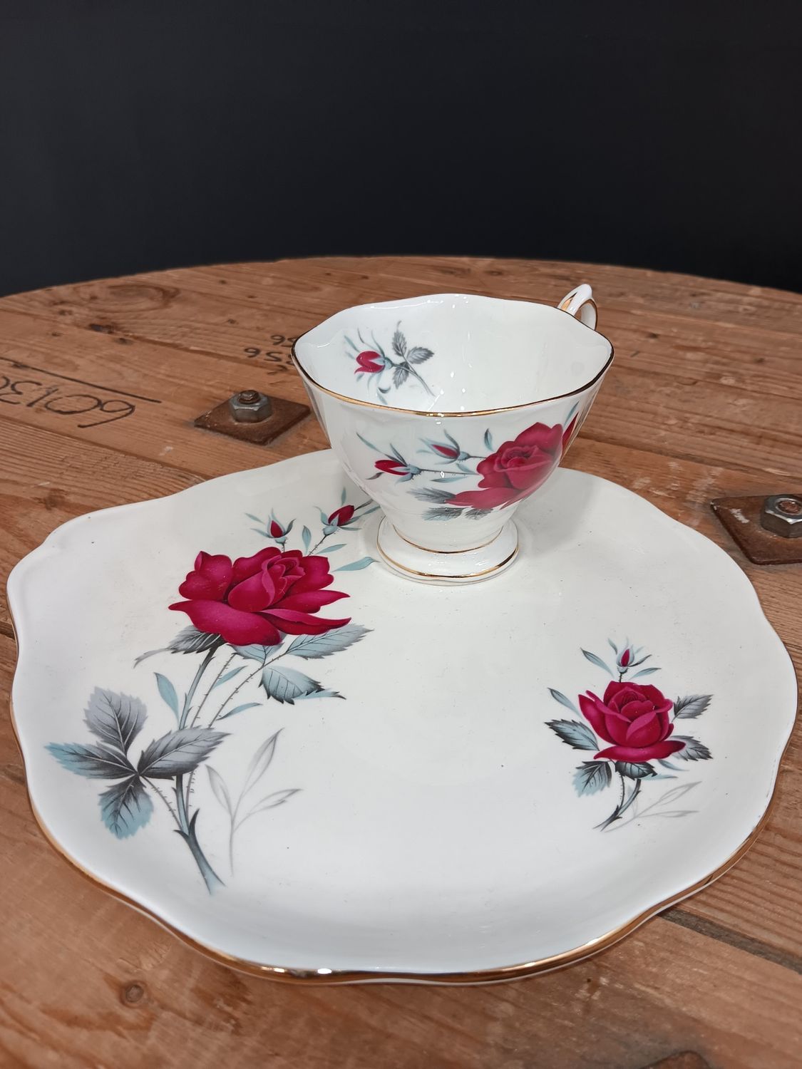 Royal Albert Cup and large saucer