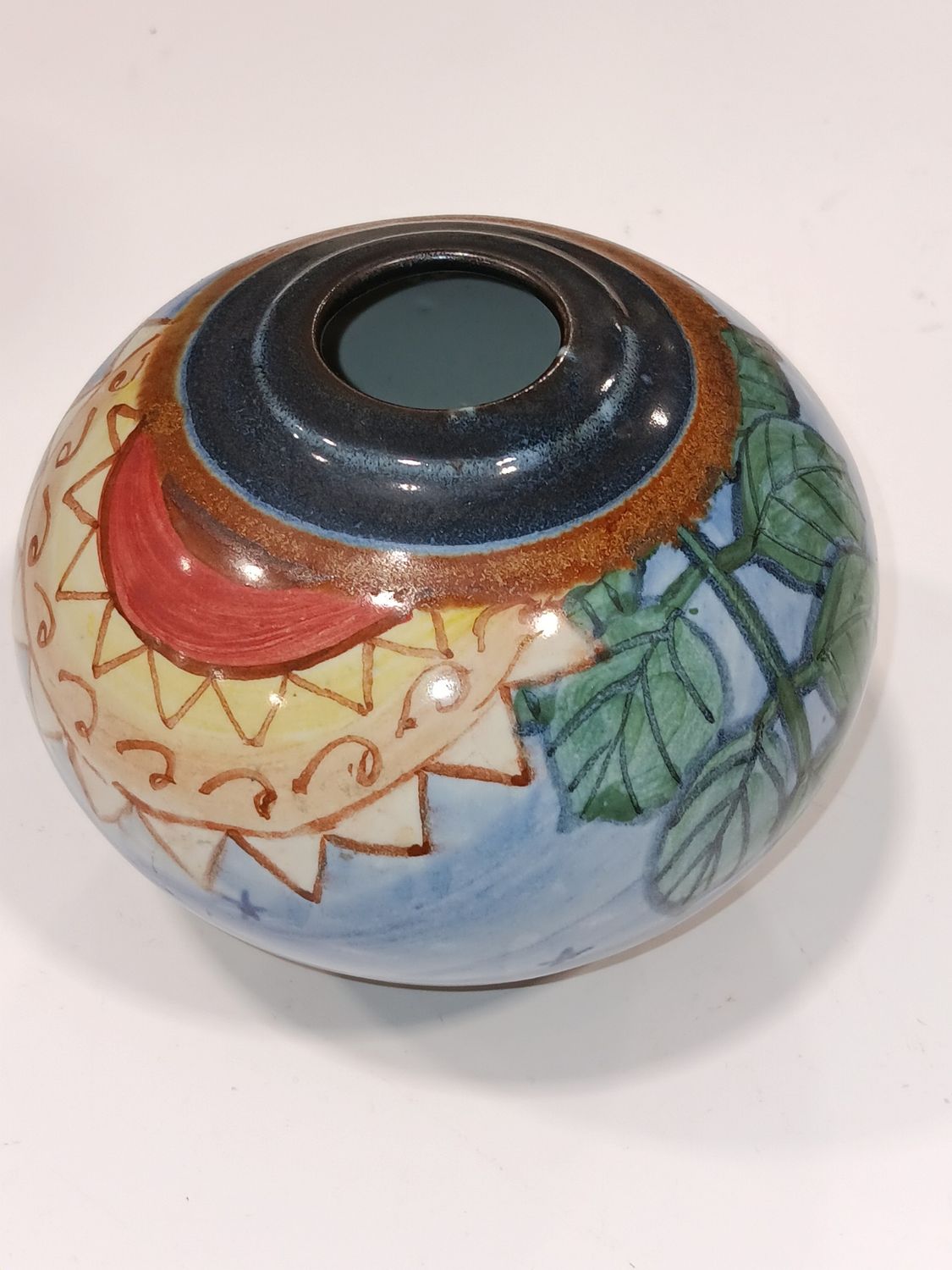 NZ Pottery Round Vase