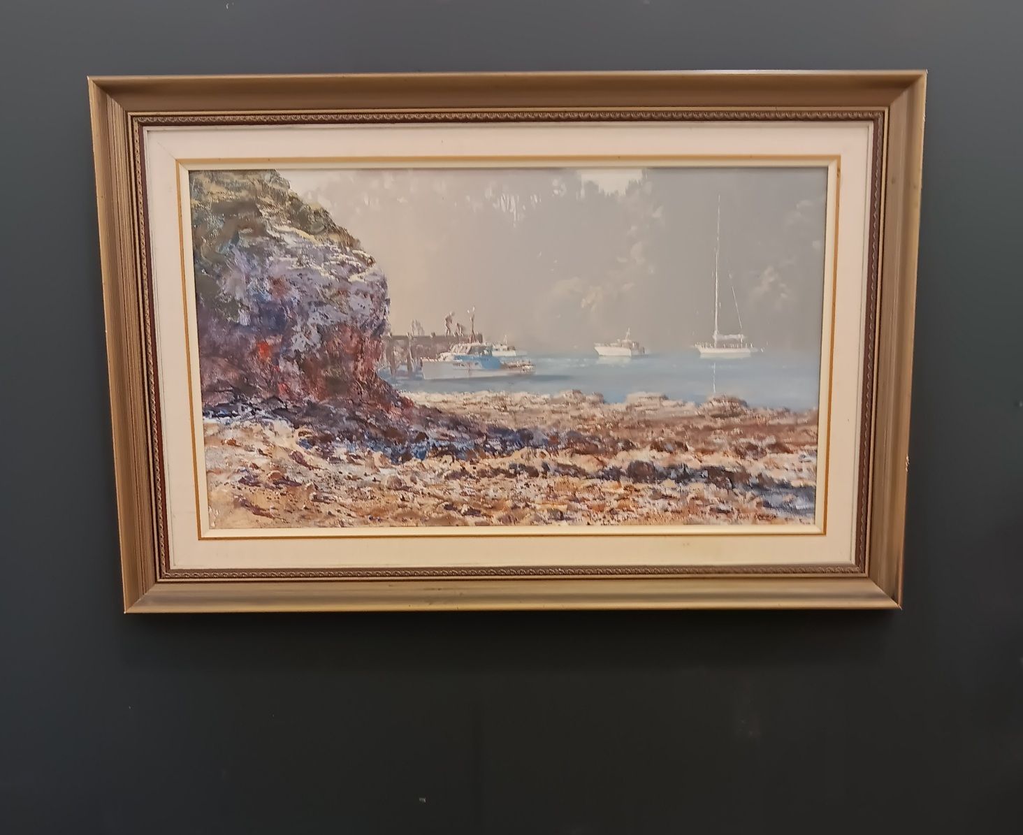 Original Oil Leigh Wharf