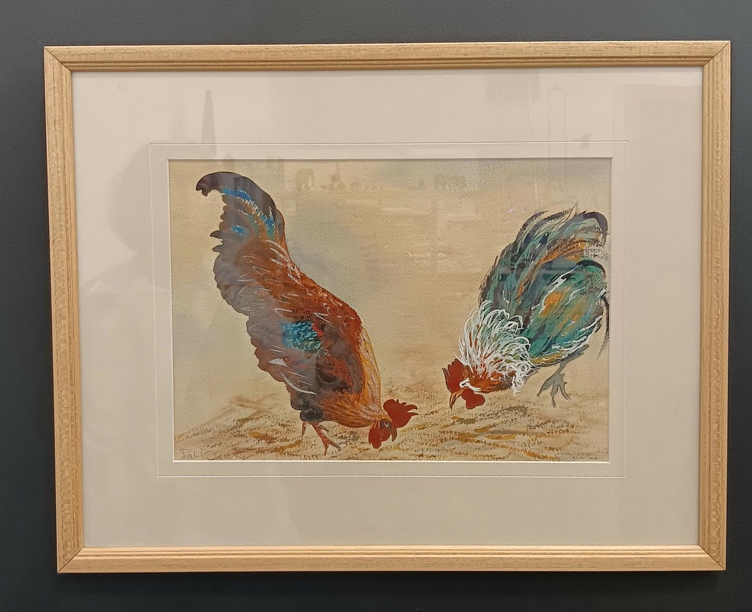 Original Watercolour Hens