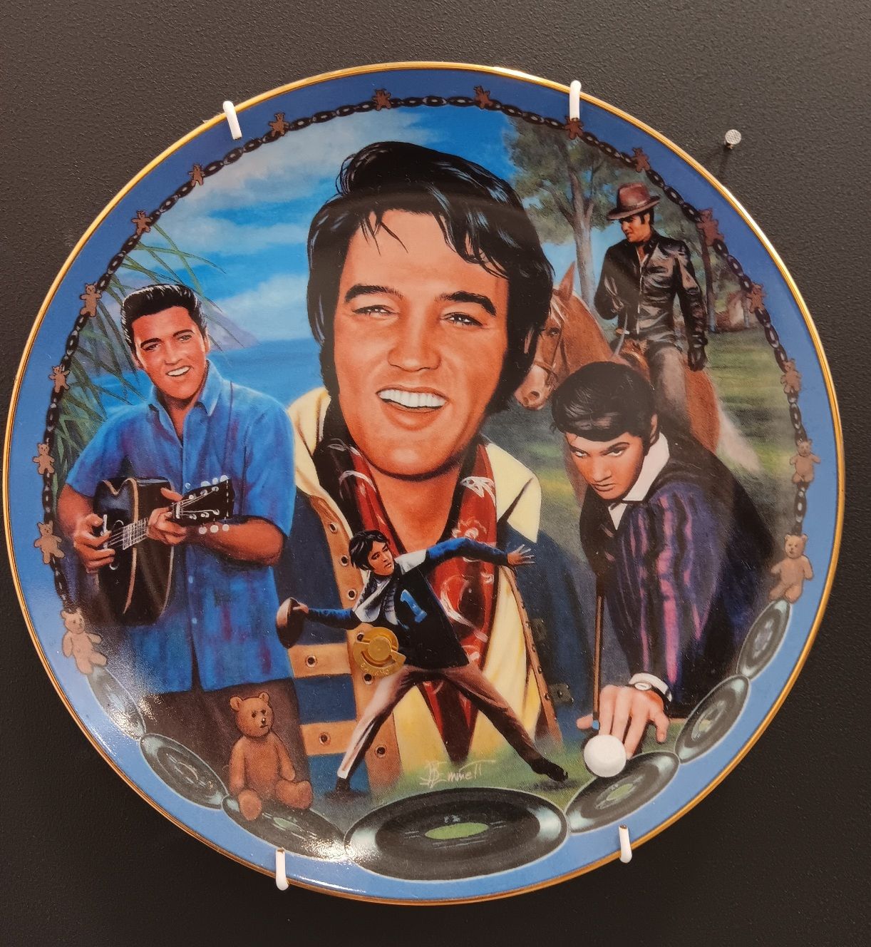 Elvis Plate Your fun lovin' Teddy Bear