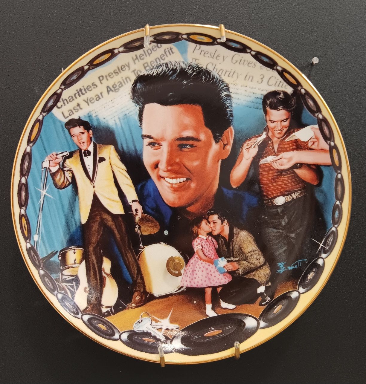 Elvis Plate Love 'The greatest gift'