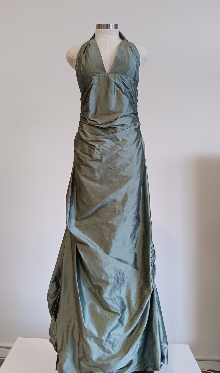 Ballgown - Green Silk