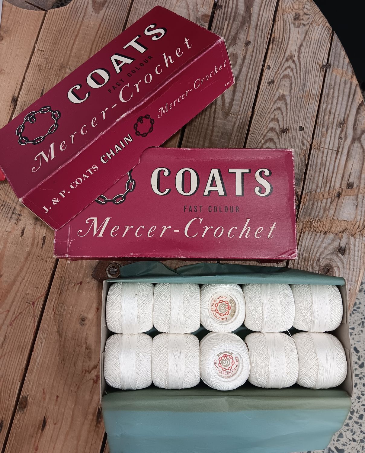 Crotchet Thread white 2 boxes