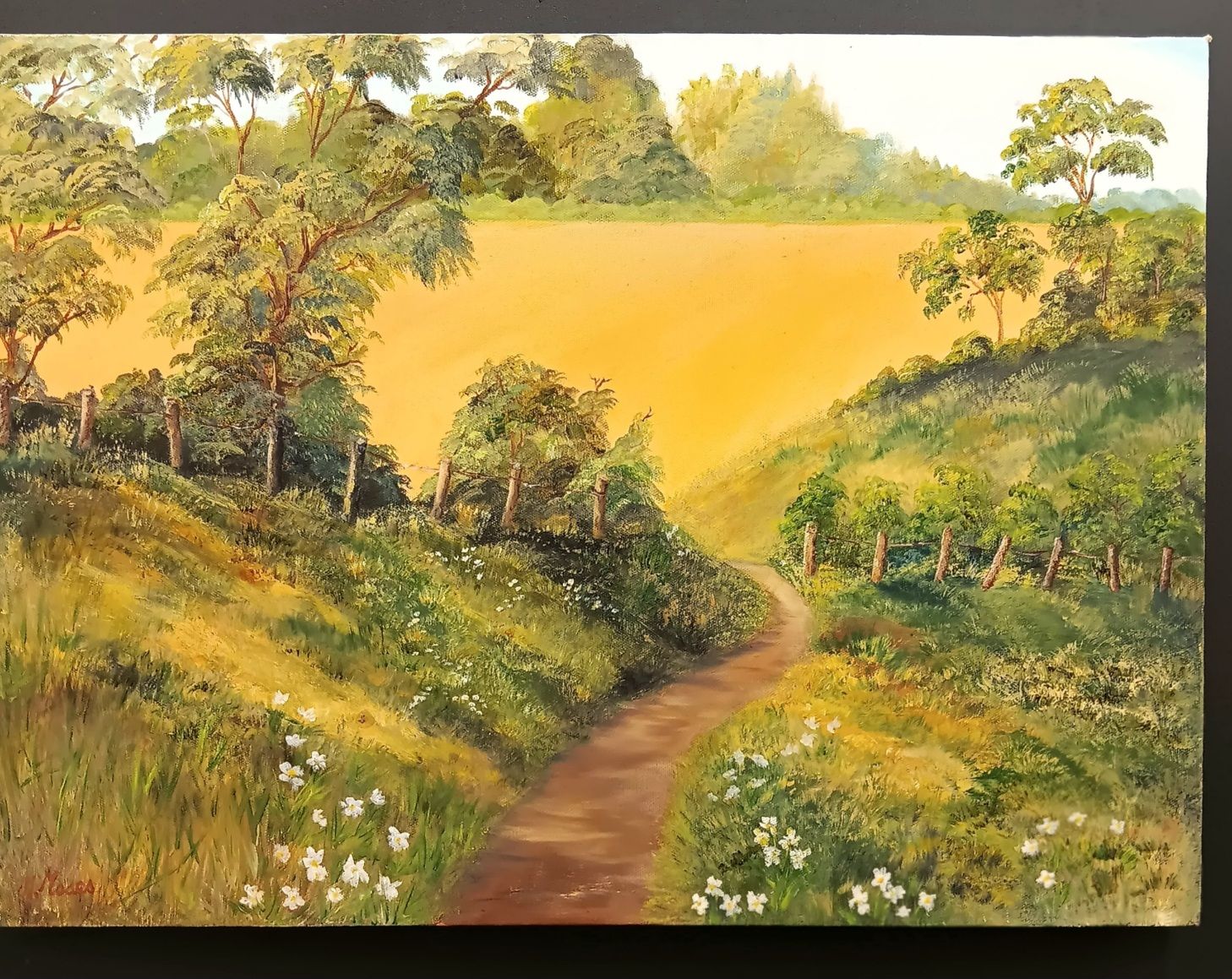Painting by M Moses Landscape