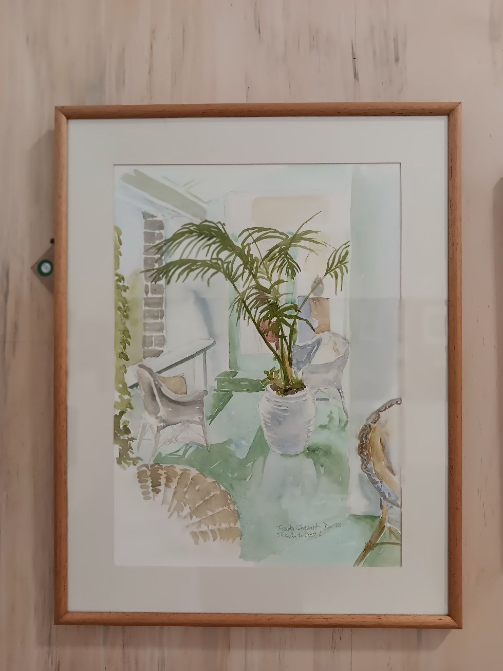 Original Water Colour Freida Stewart