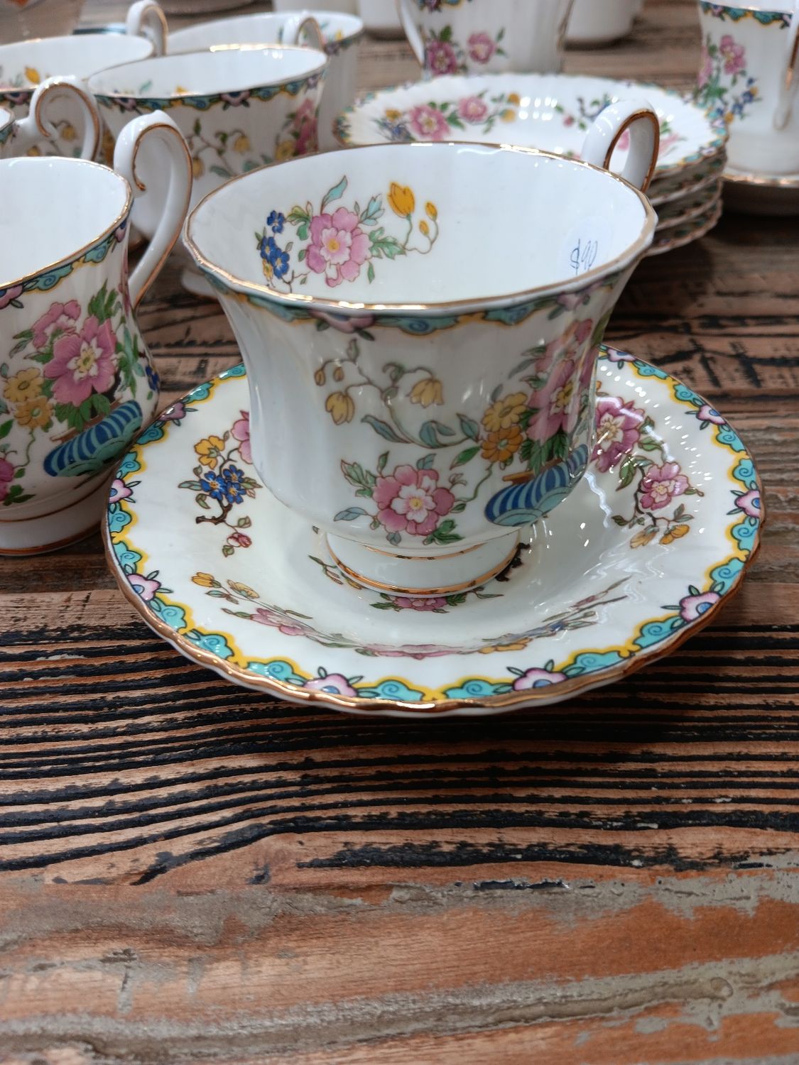 Grosvenor Wu Ting china tea set