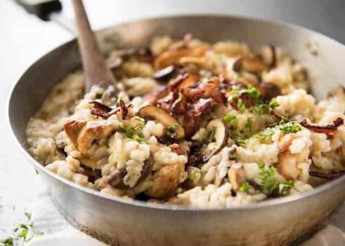 Shiitake Mushroom Risotto (v)