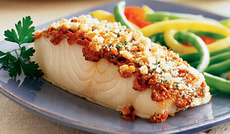 Sundried Tomato Fish Fillet with Mixed Veg &amp; Rice