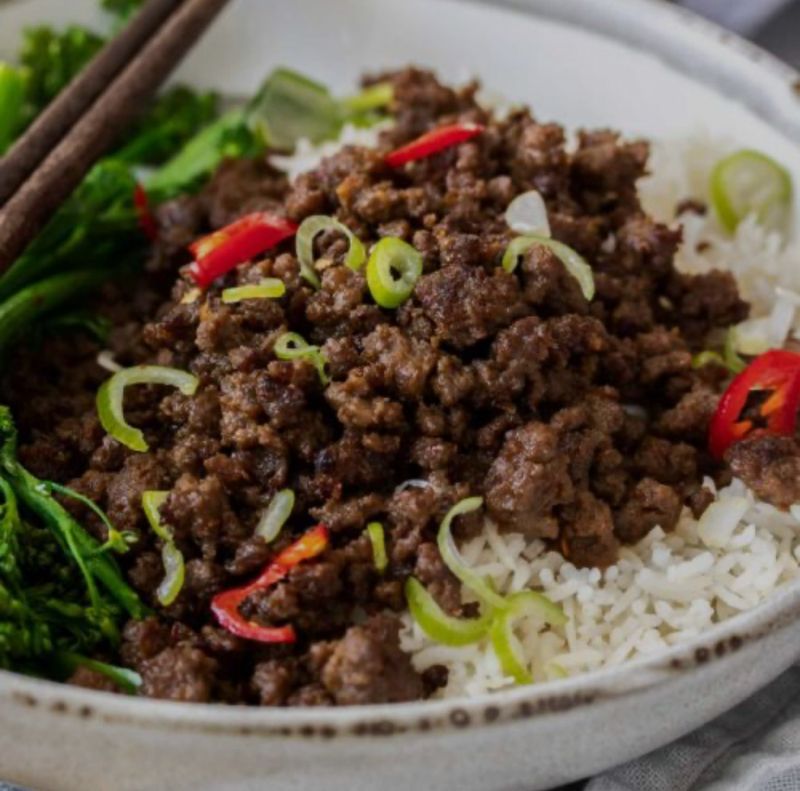 Aromatic Chili Beef &amp; Rice