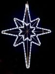 Estrela Led 8 Pontas  70x60cm